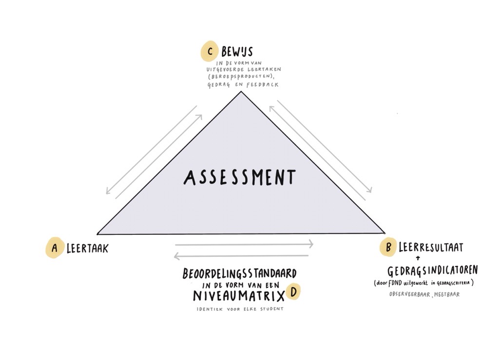 Figuur 9: Assessment driehoek.